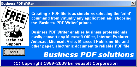 Business PDF Writer Screenshot